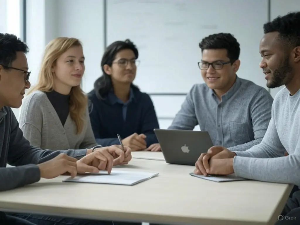 Team collaboration meeting